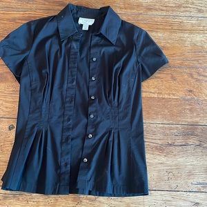 Short sleeved button down.